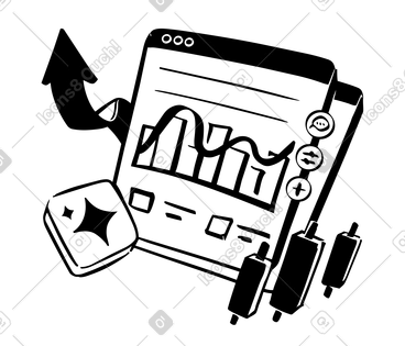 Line Style Vector Illustrations in PNG and SVG
