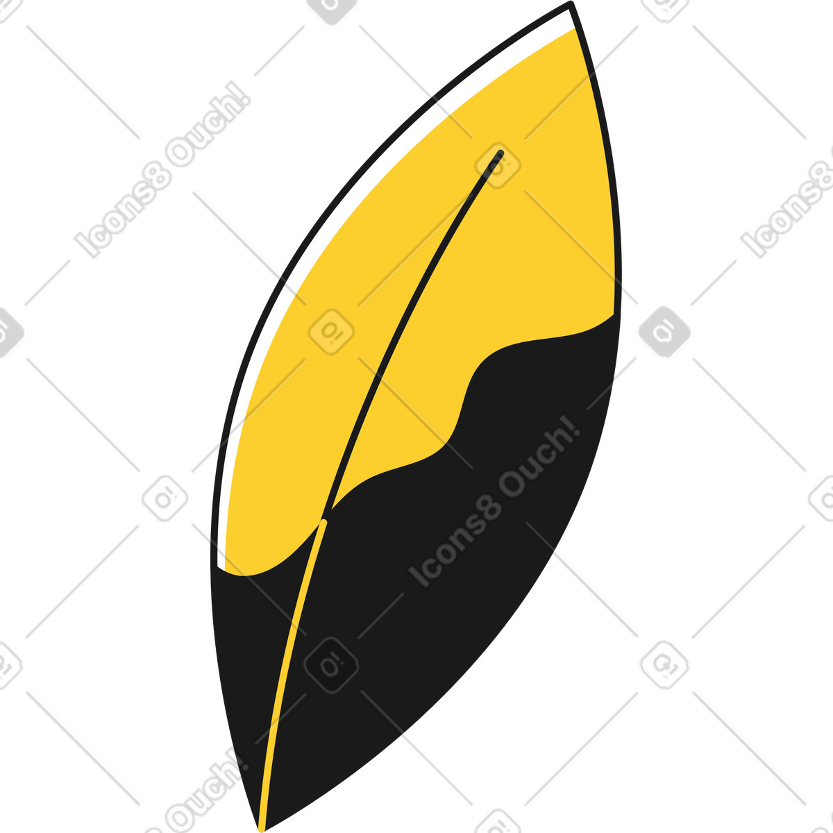 Taxi スタイルの 植物の葉 のイラストをPNG、SVG形式でダウンロード