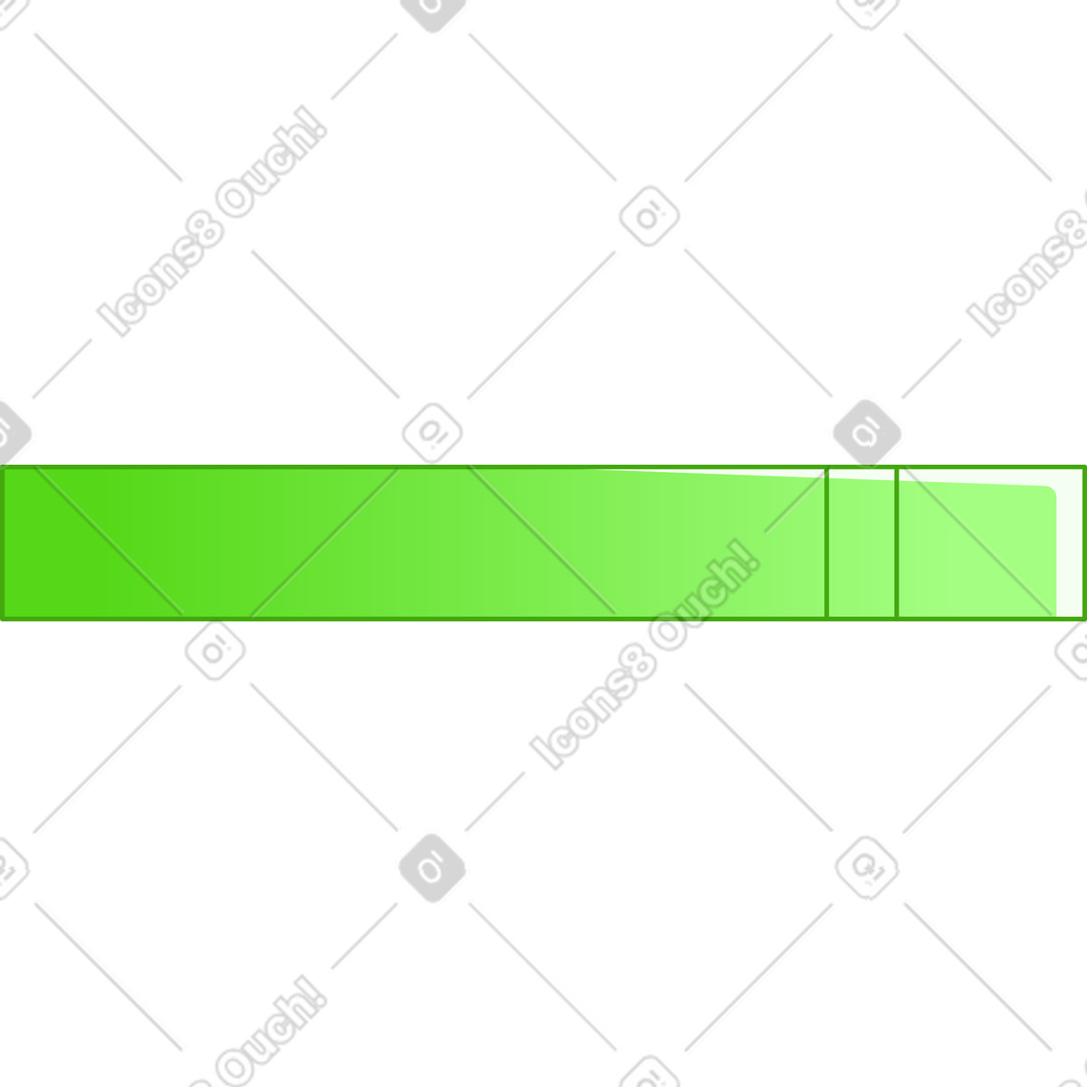 Green book illustration in Rainbow style download in PNG, SVG