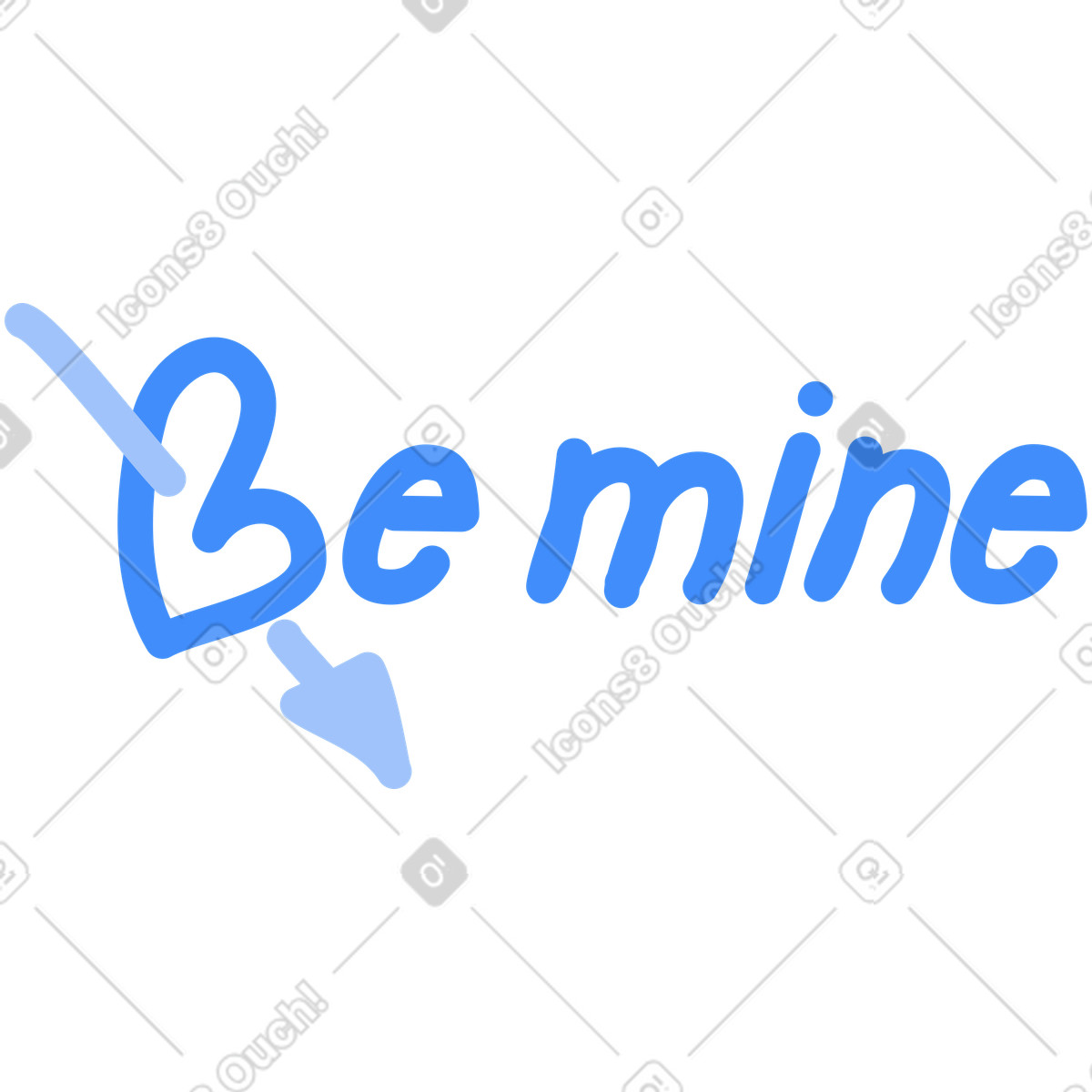 Ilustração de Ser meu em no estilo Clip para baixar em PNG, SVG
