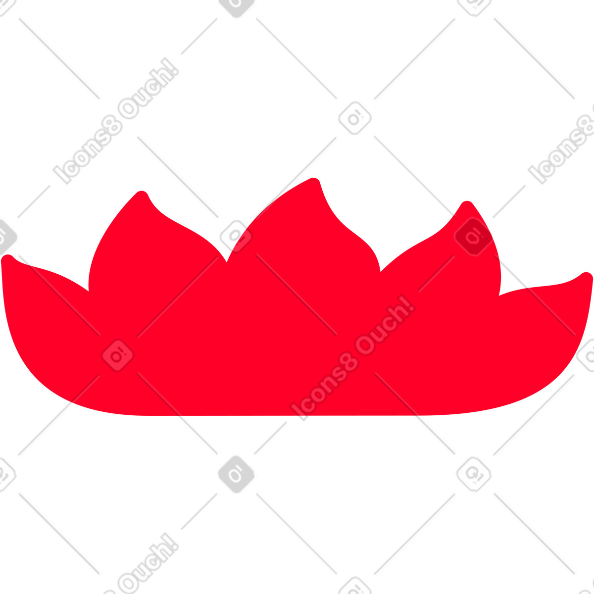 Ilustración Fuego en estilo Transistor a descargar en PNG y SVG
