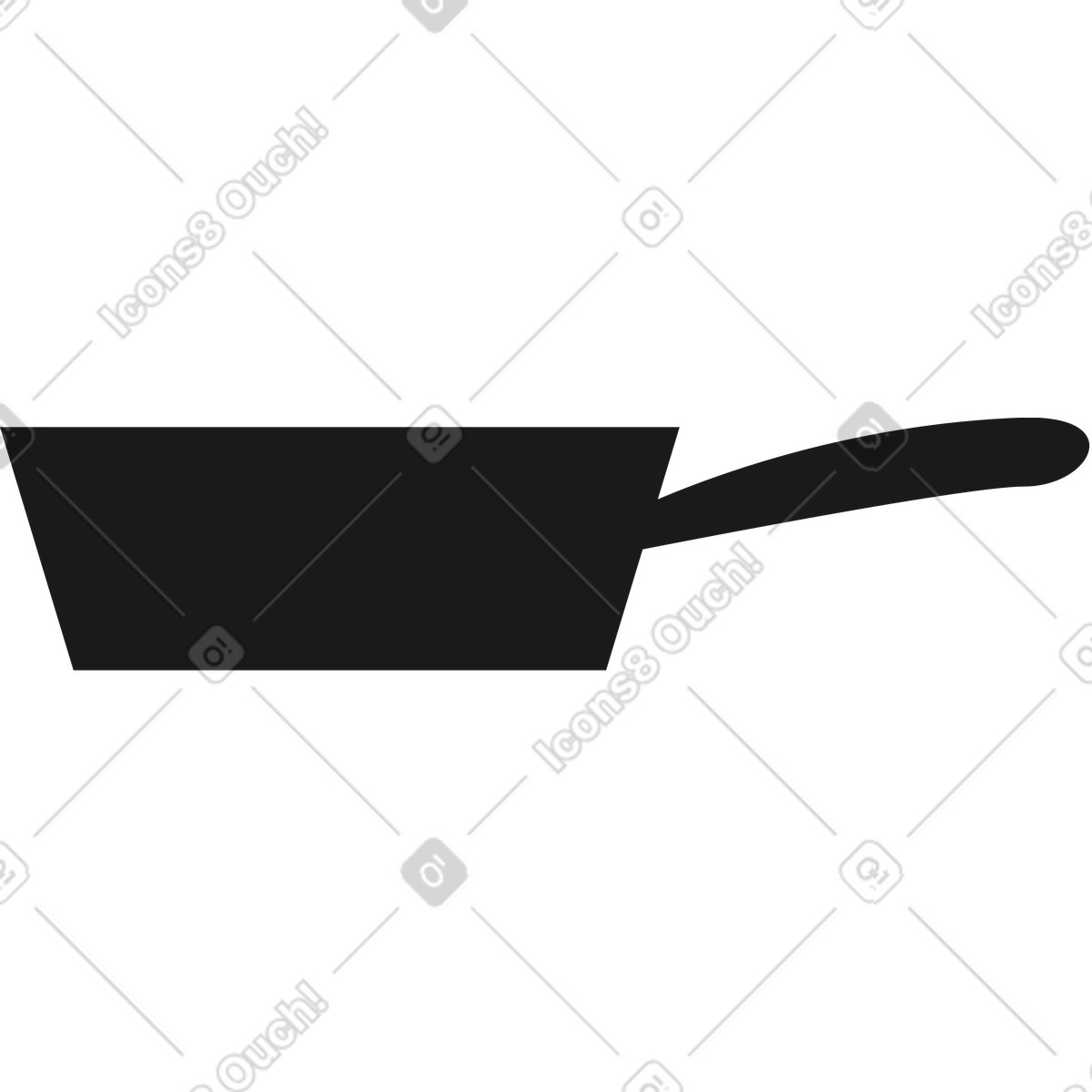 Pan illustration in Taxi style download in PNG, SVG