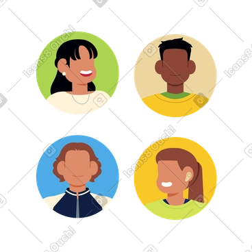 Avatars ou photos de profil sur les réseaux sociaux PNG, SVG