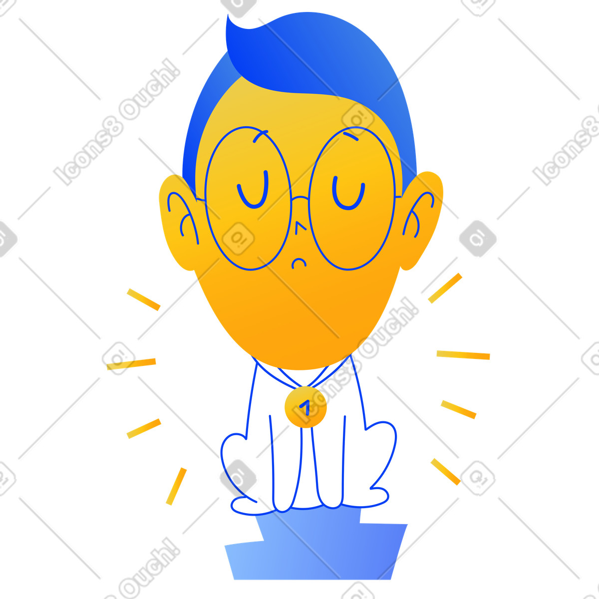 下载 Buddy 风格的 成功 插画，支持 PNG、SVG 格式