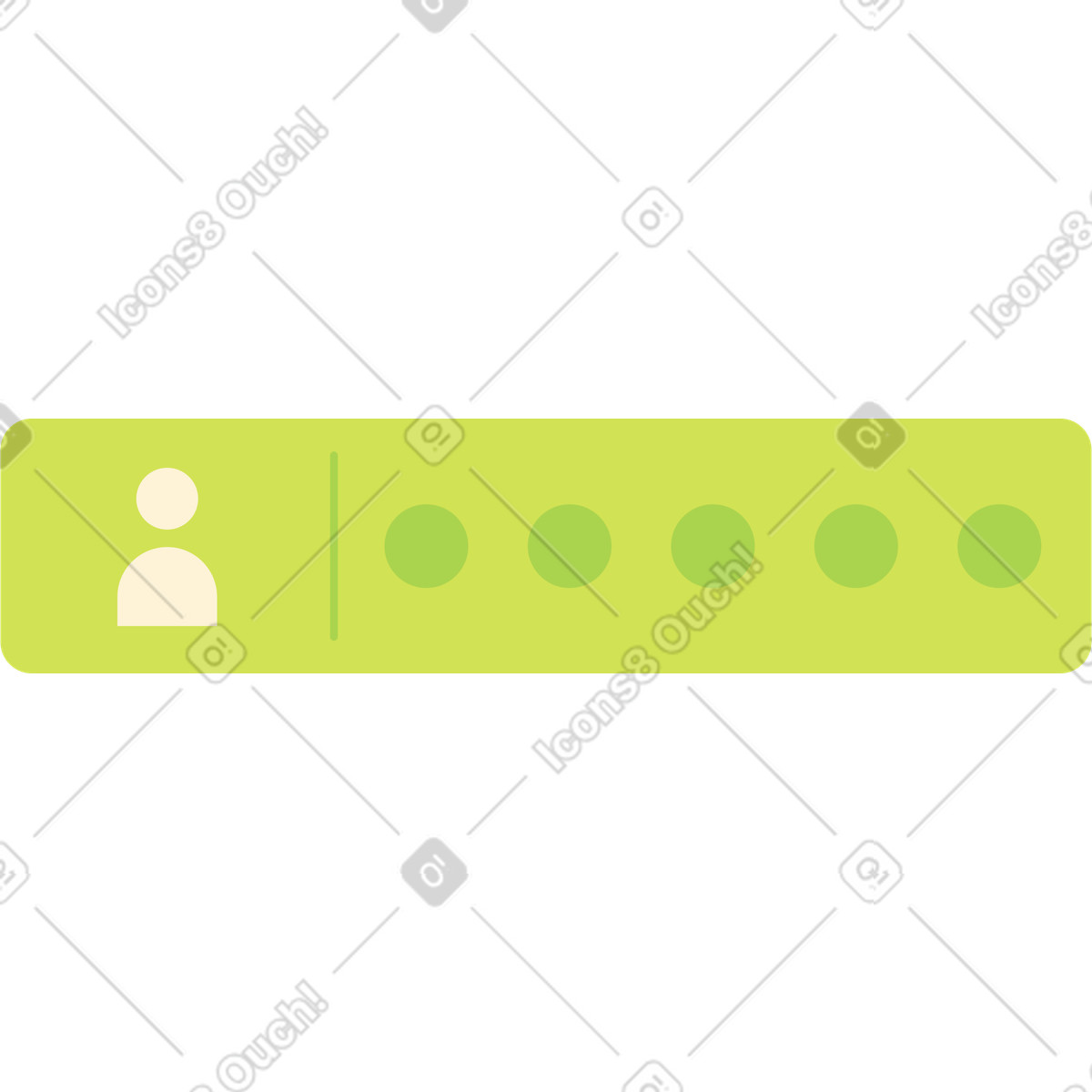 Catchy スタイルの User name field のイラストをPNG、SVG形式でダウンロード