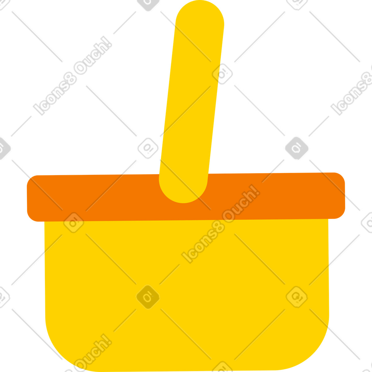 Illustration Panier dans le style Giggle à télécharger aux formats PNG, SVG