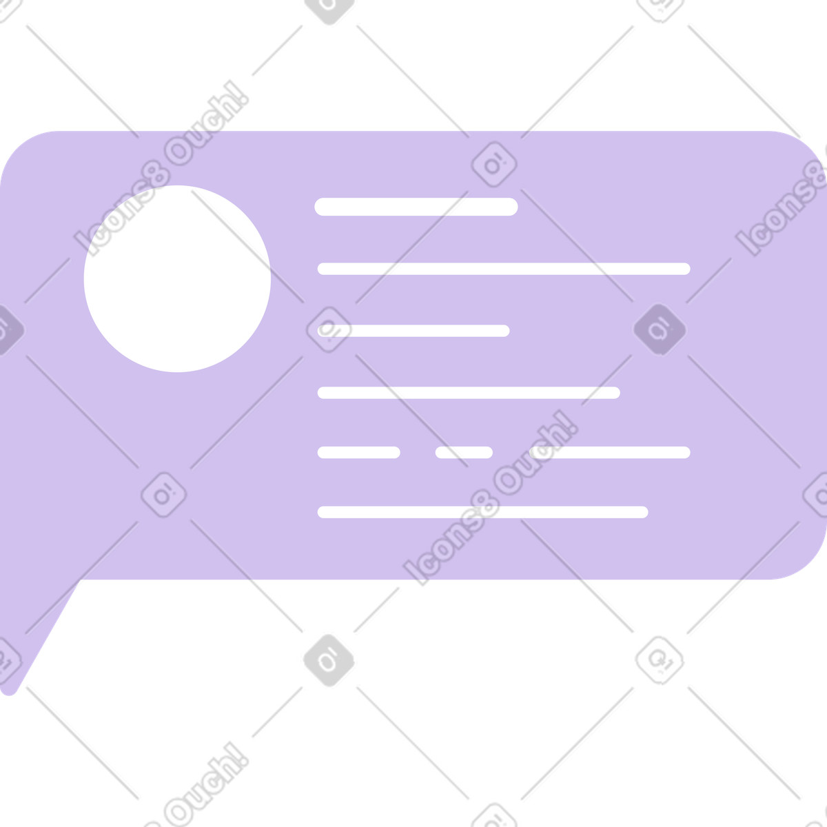 Botschaft-Illustration im Folks-Stil als Download in PNG, SVG