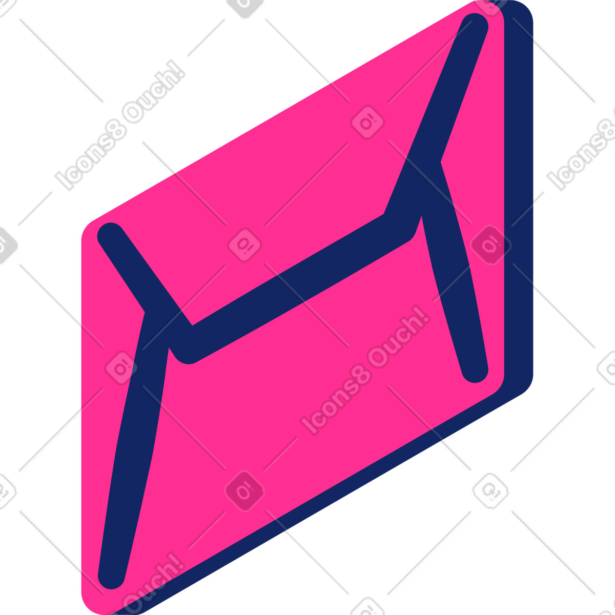 Illustration Enveloppe dans le style Cyborg à télécharger aux formats PNG, SVG