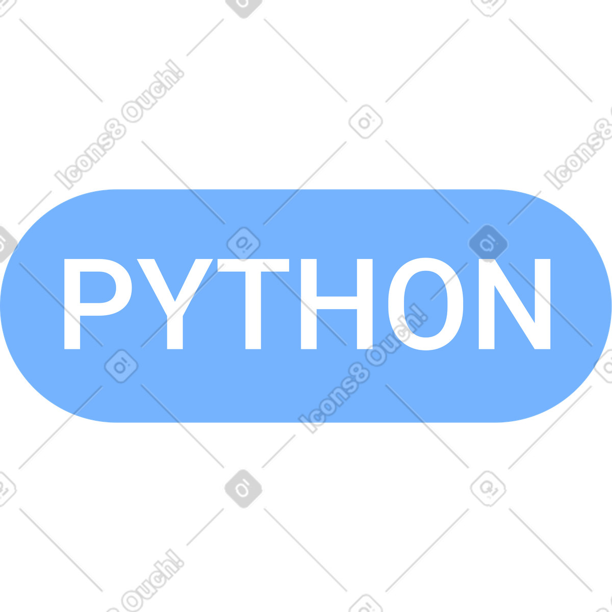 Python sign illustration in PNG, SVG