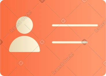 Insigne orange PNG, SVG