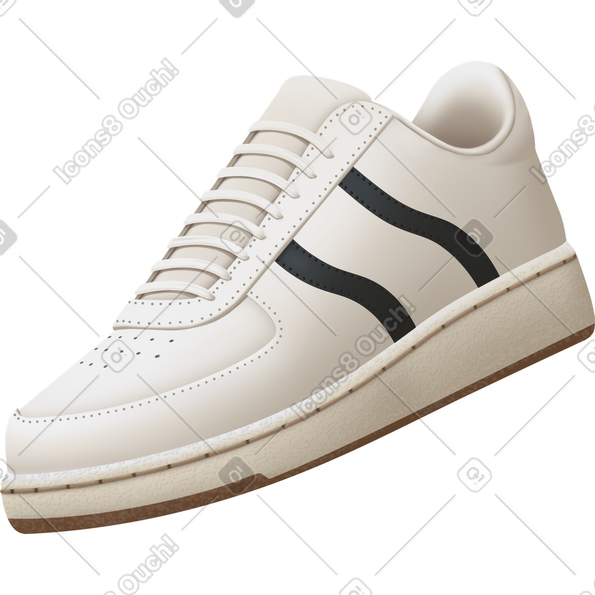 Illustration Sneaker shoe dans le style Props à télécharger aux formats PNG, SVG