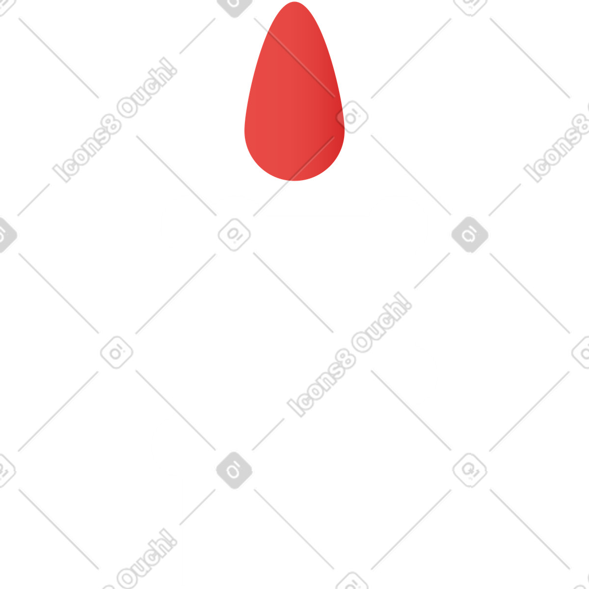 Illustration Bougie blanche dans le style Clip à télécharger aux formats PNG, SVG