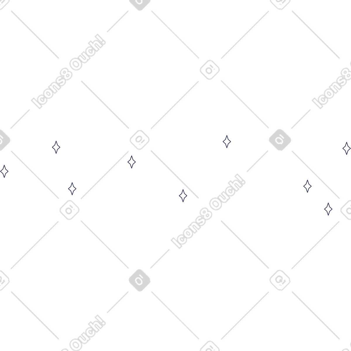 Starry sky illustration in Urban Line style download in PNG, SVG