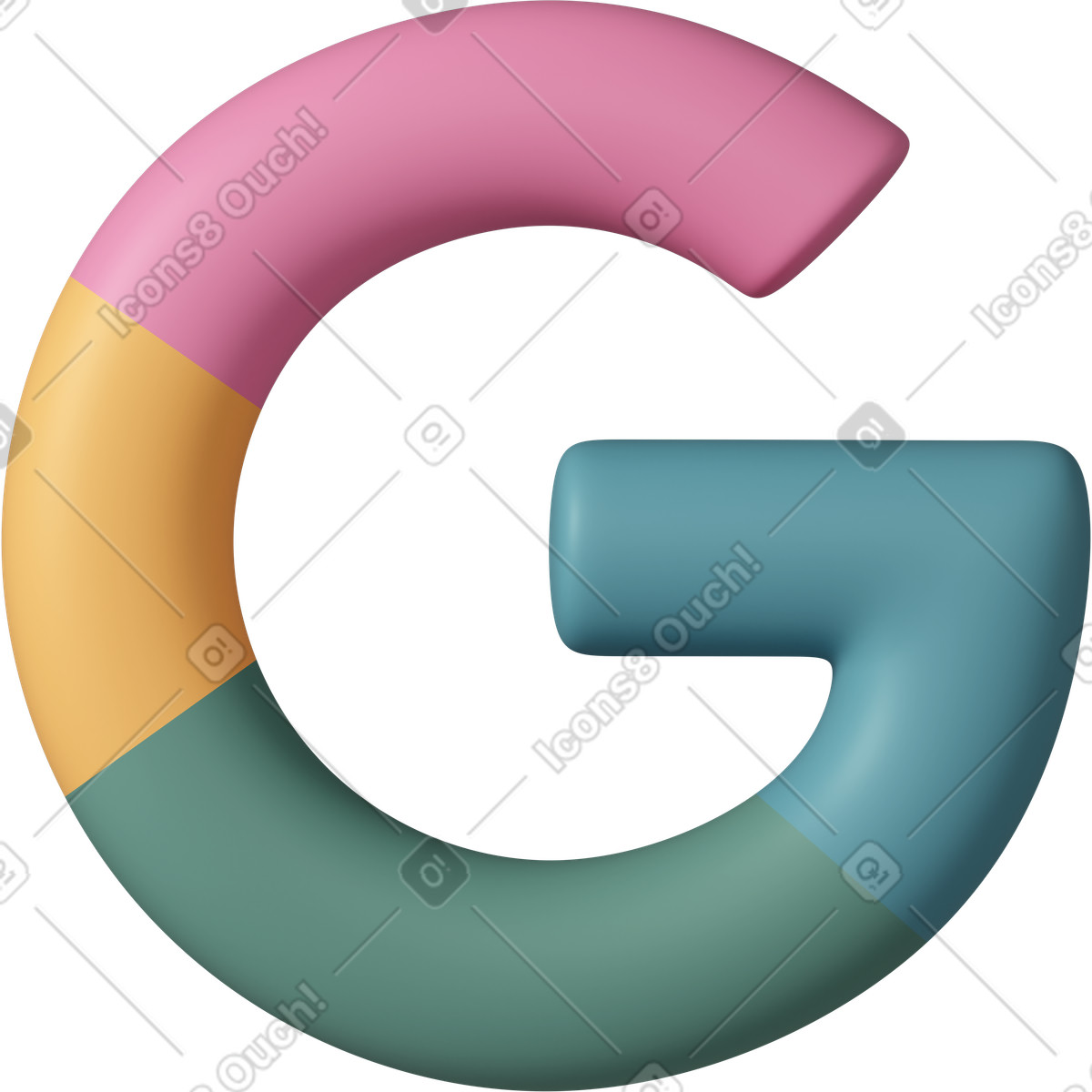 3D Casual life スタイルの Google のイラストをPNG、SVG形式でダウンロード