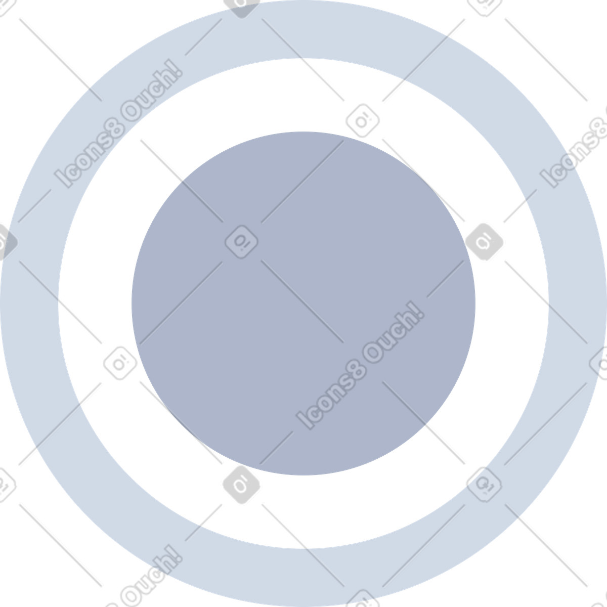 Circles illustration in System style download in PNG, SVG
