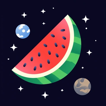 Watermelon slice