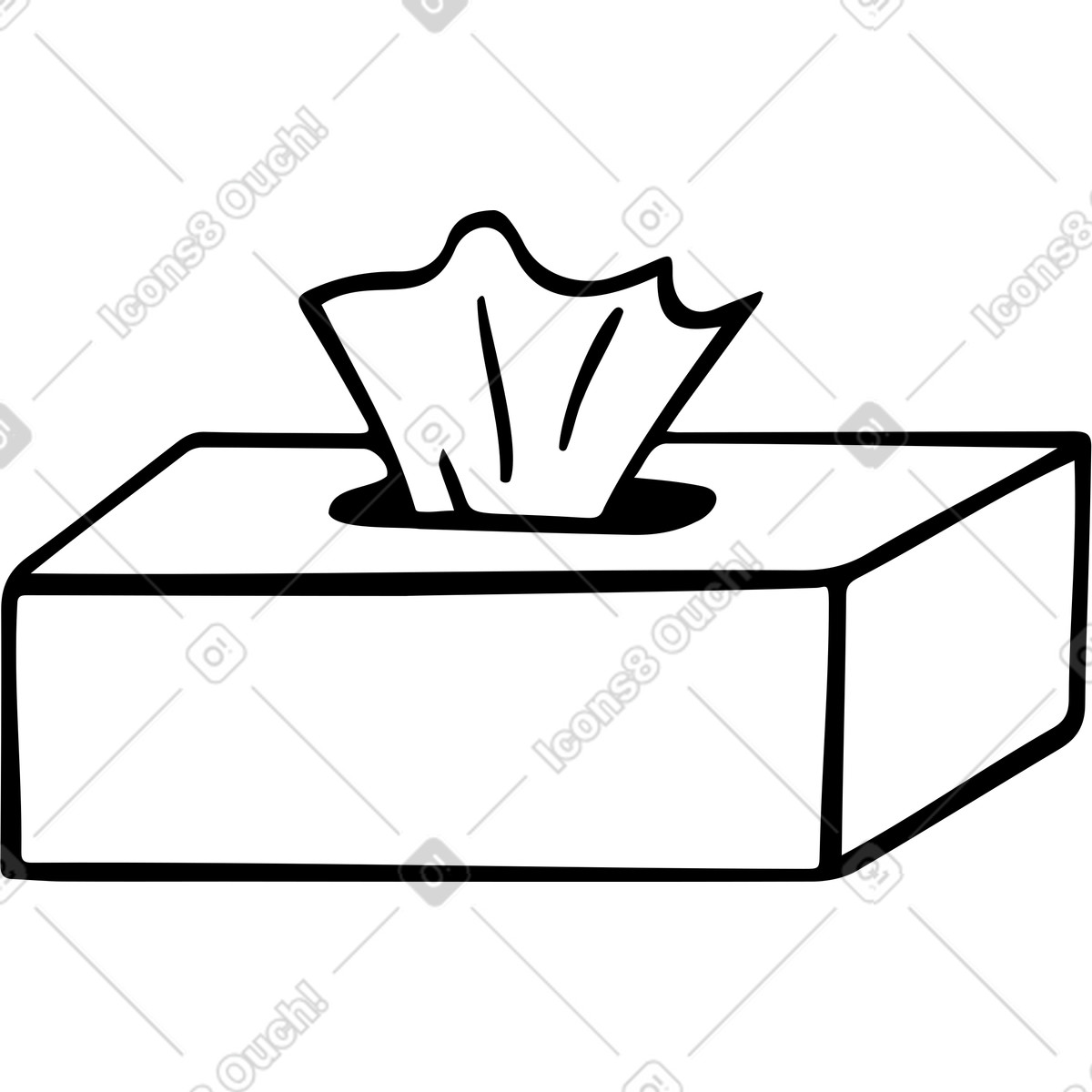 Journal 스타일의 냅킨 꽂이 일러스트레이션 PNG, SVG 다운로드