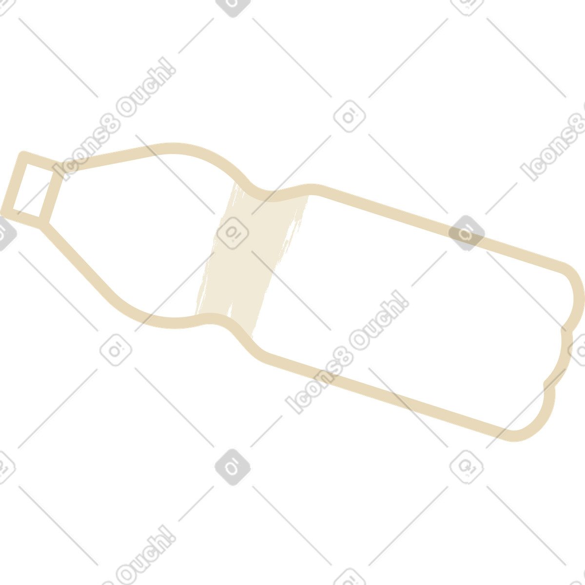下载 Juicy 风格的 瓶子 插画，支持 PNG、SVG 格式