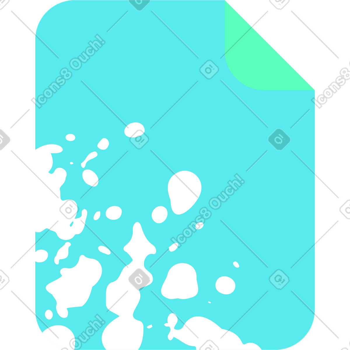 Documento con texture illustrazione in stile Bright scarica in PNG, SVG