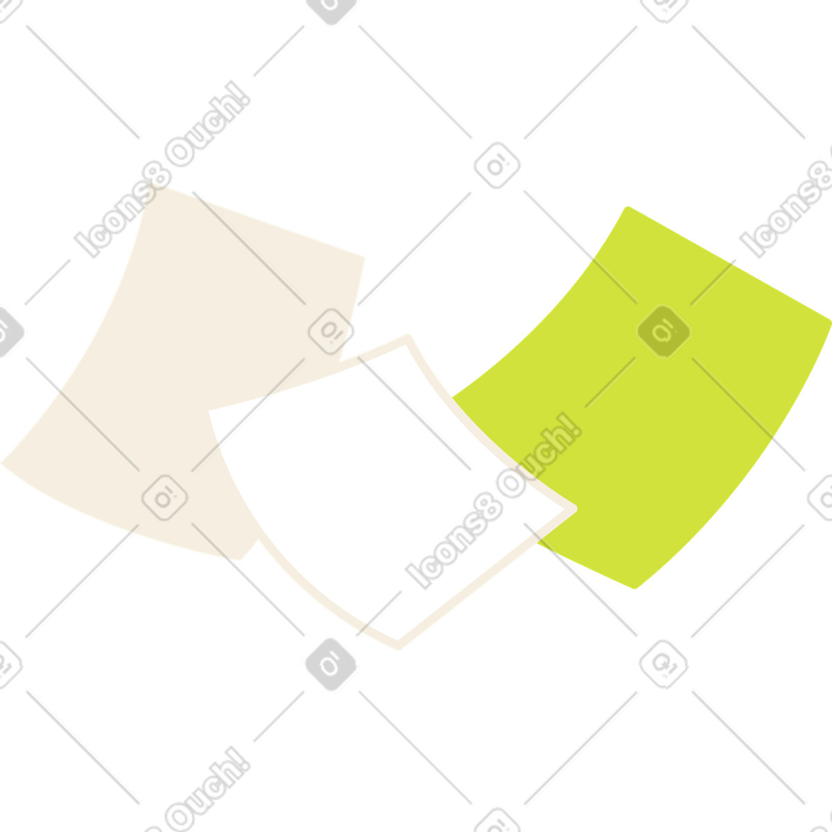 Illustration Papier volant dans le style Juicy à télécharger aux formats PNG, SVG