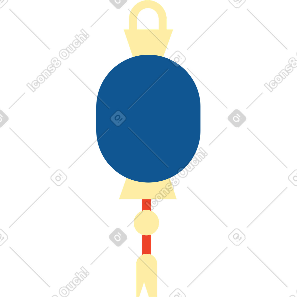 Lanterna cinese illustrazione in stile Polar scarica in PNG, SVG