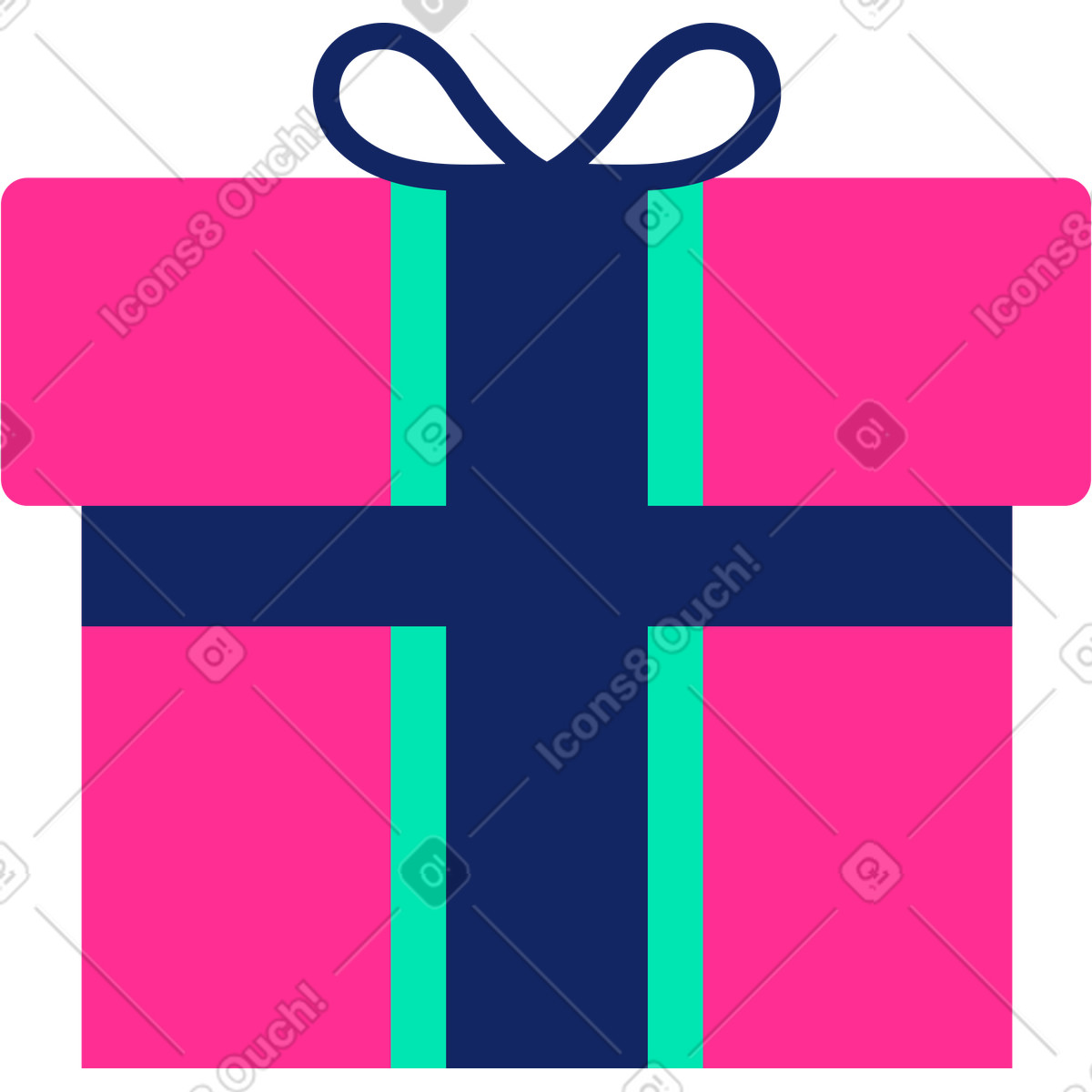 Presente illustrazione in stile Cyborg scarica in PNG, SVG