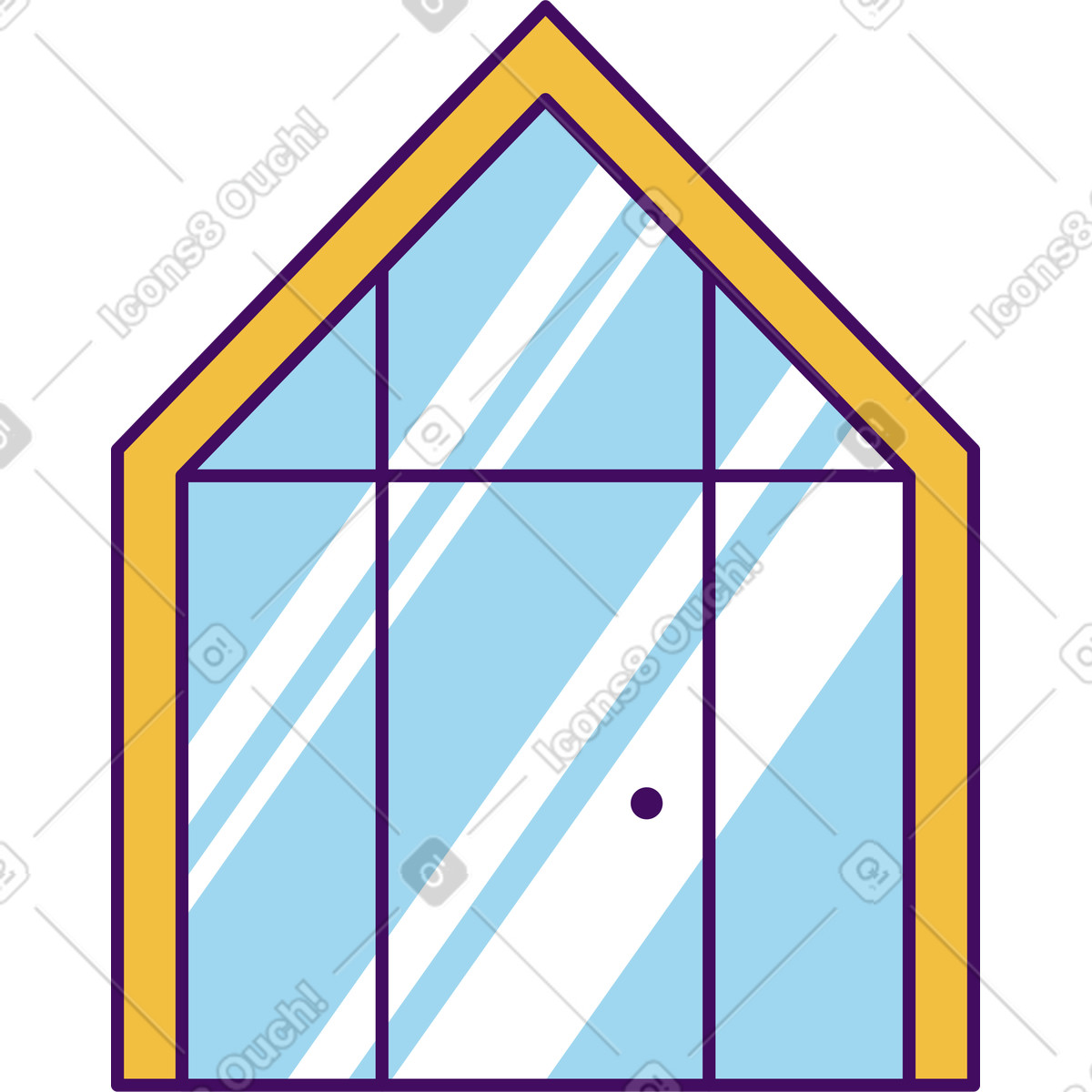Simplistic スタイルの House のイラストをPNG、SVG形式でダウンロード