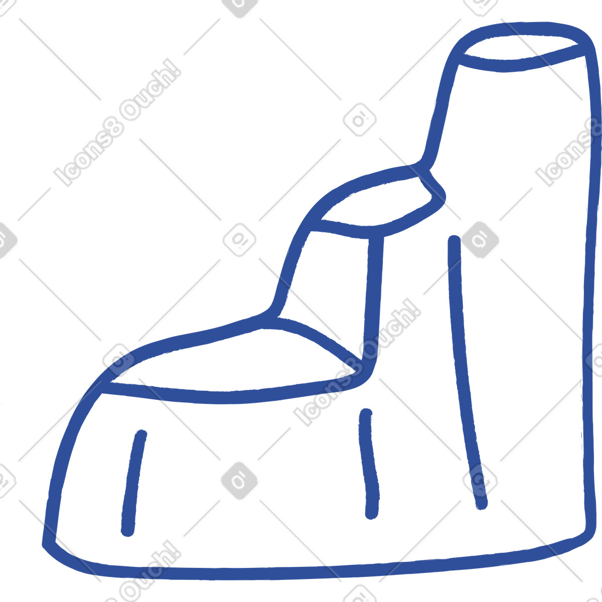 Scogliera illustrazione in stile Lime scarica in PNG, SVG