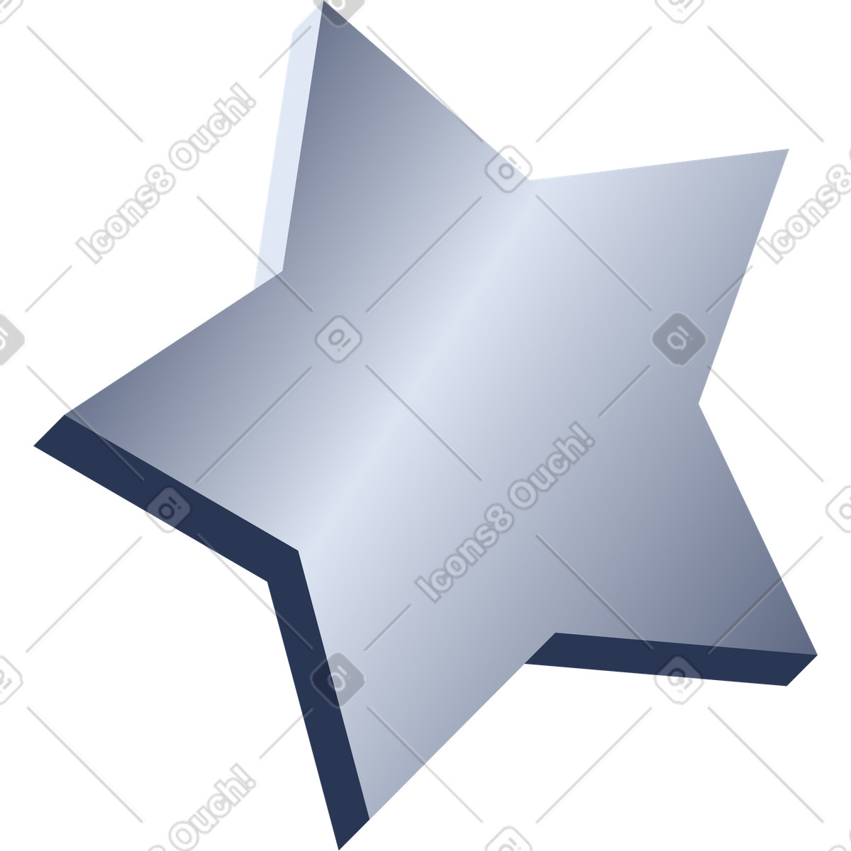 Star illustration in PNG, SVG