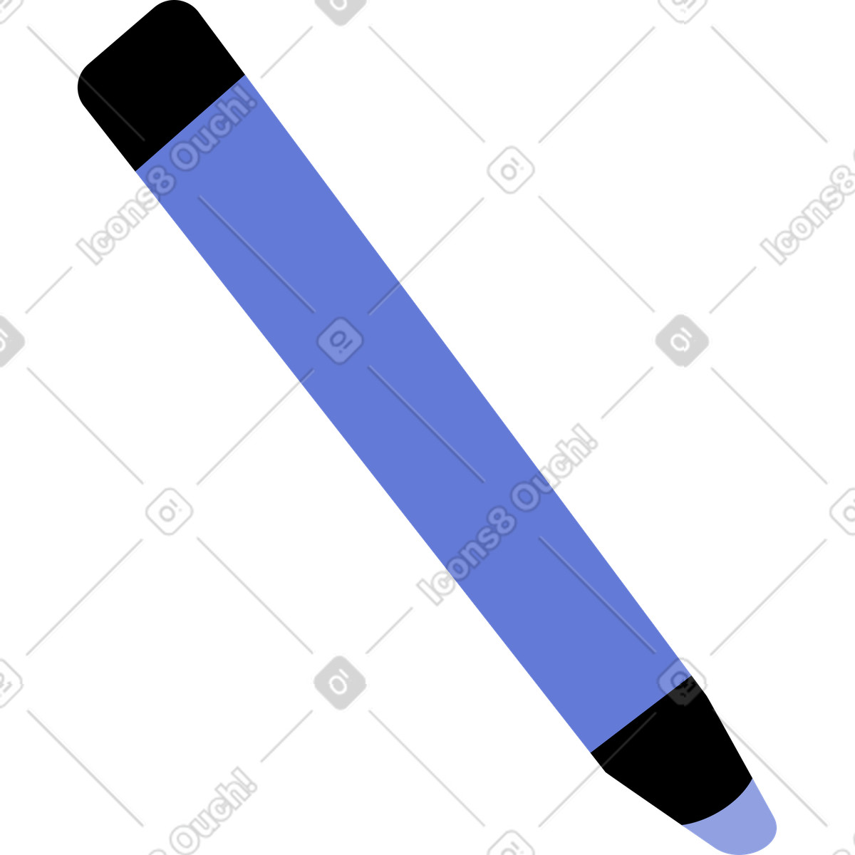 Ilustração de Marcador em no estilo Juicy para baixar em PNG, SVG