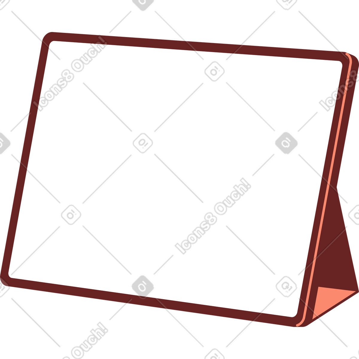 Ilustração de Suporte para tablet em no estilo Storyline baixar em PNG, SVG