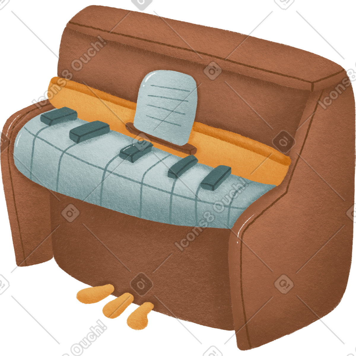 Ilustración Plan en estilo Woolly a descargar en PNG y SVG