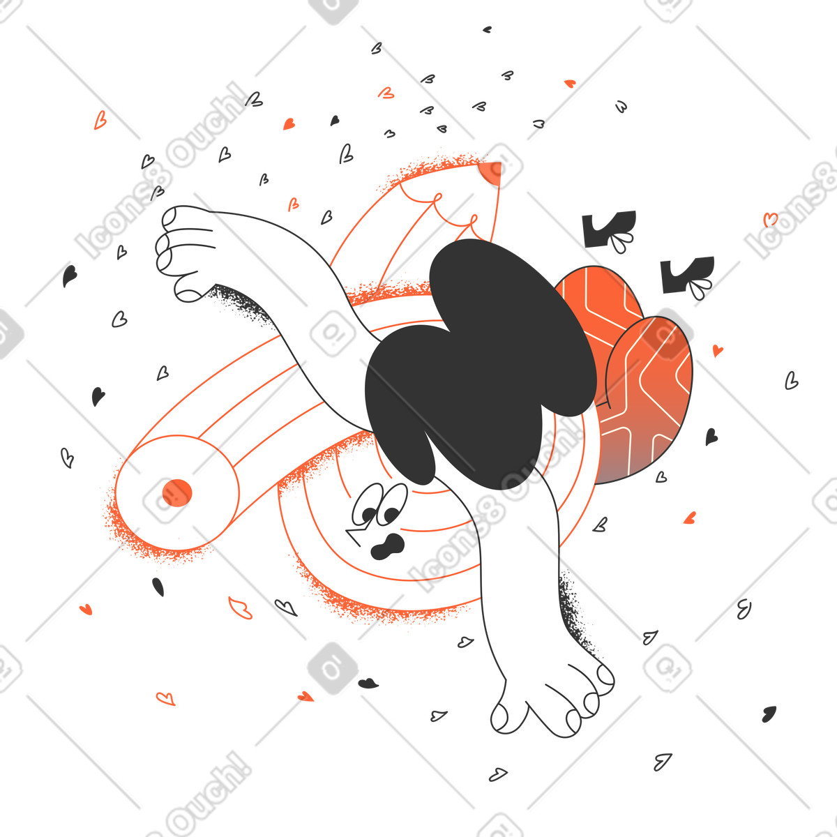 Bad gateway illustration in PNG, SVG