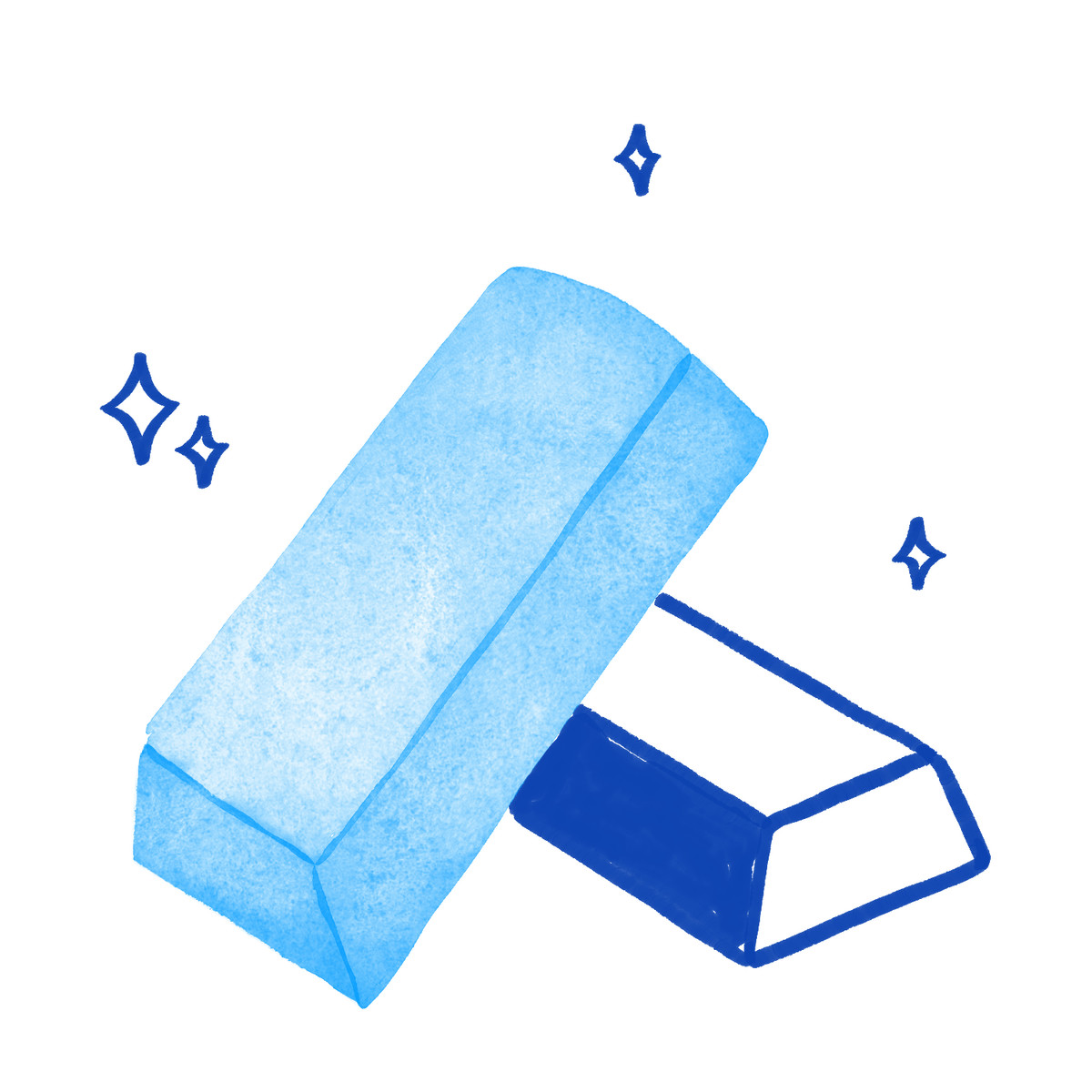 Illustration Des lingots d'or empilés, entourés d'étoiles scintillantes. dans le style Tint à télécharger aux formats PNG, SVG