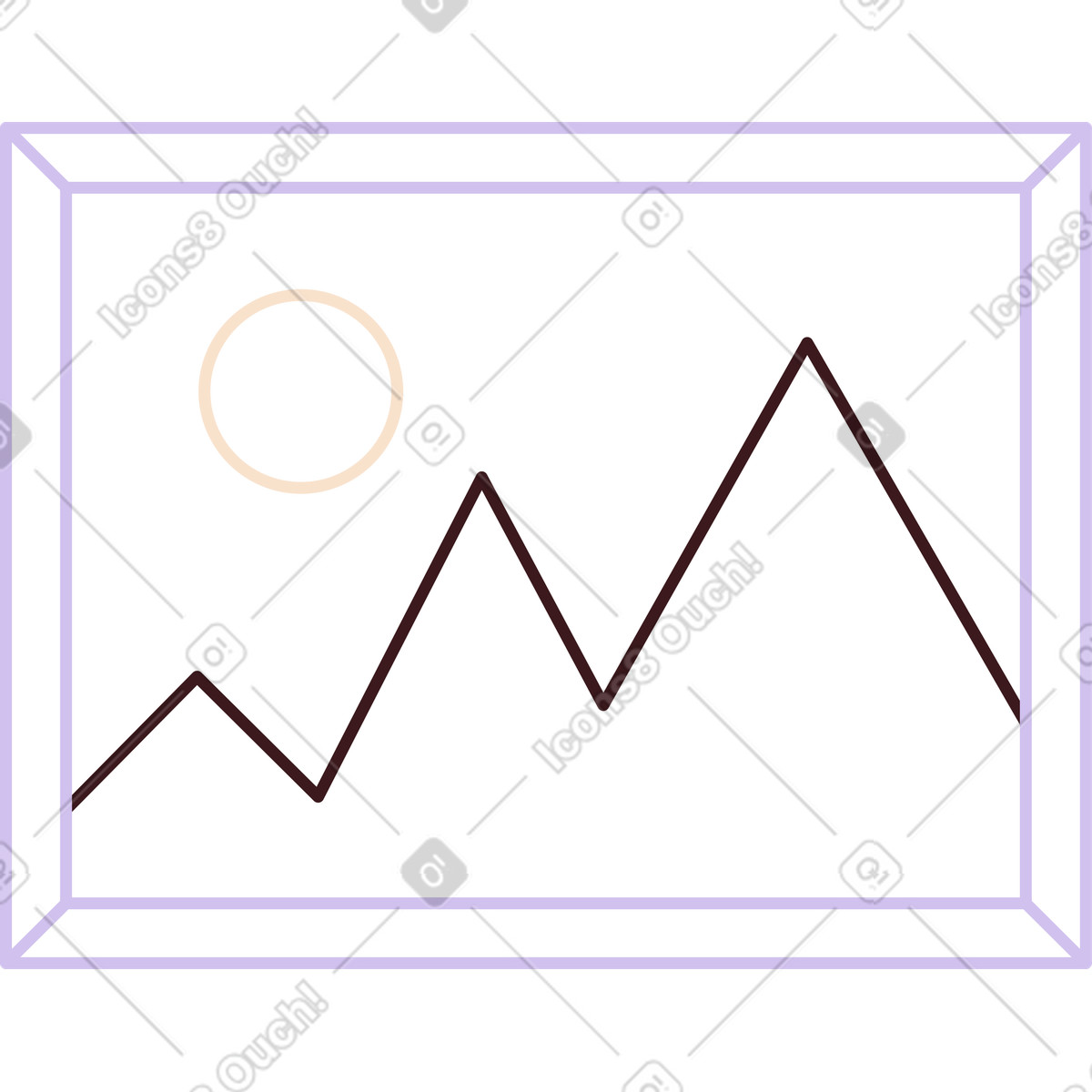 Malerei-Illustration im Folks-Stil als Download in PNG, SVG