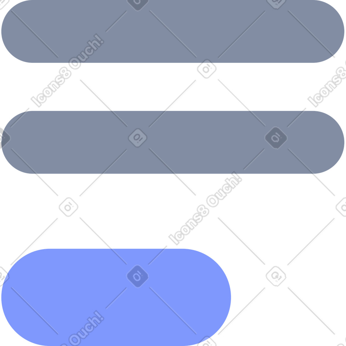 Text lines and button illustration in System style download in PNG, SVG