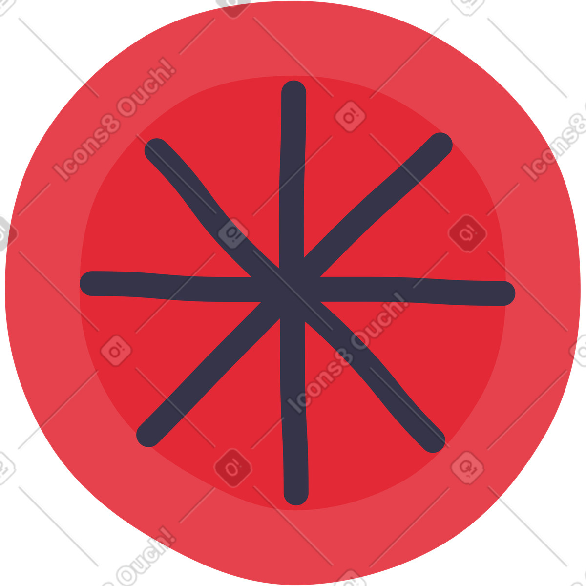 下载 Stripy 风格的 橙子 插画，支持 PNG、SVG 格式