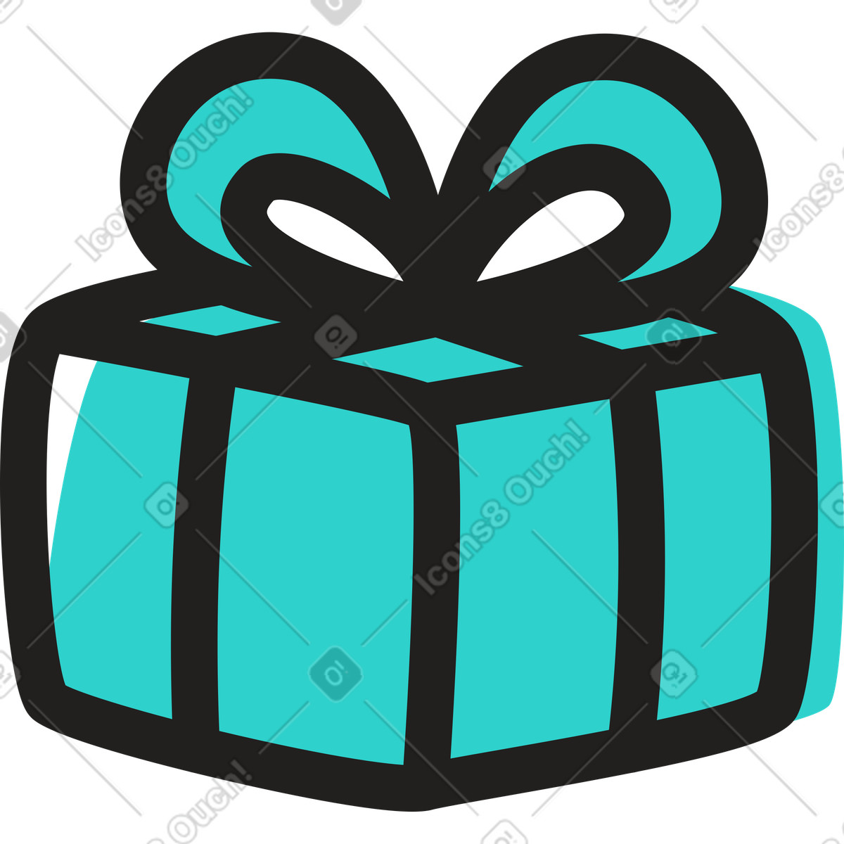 Ilustração de Presente em no estilo Little para baixar em PNG, SVG
