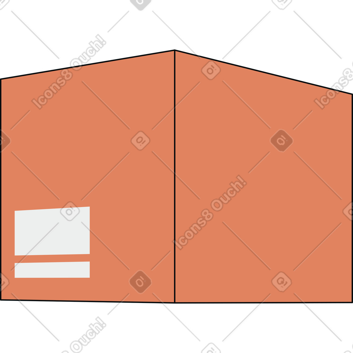 Illustration Boîte dans le style Teko à télécharger aux formats PNG, SVG