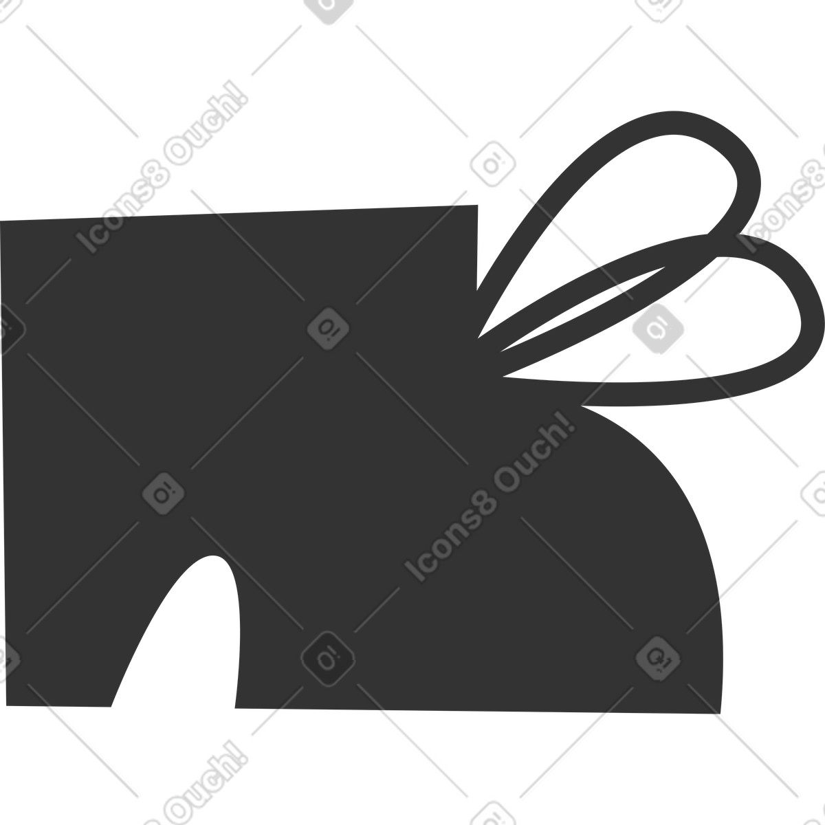Boot illustration in Crayon style download in PNG, SVG