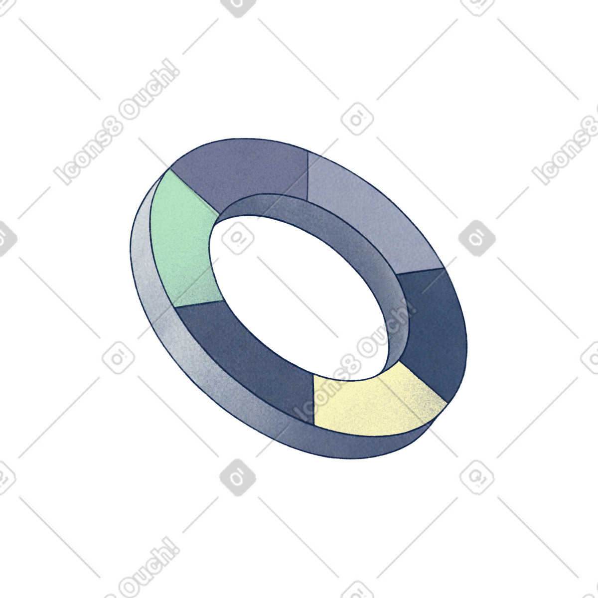 Farbpalette-Illustration im Haze-Stil als Download in PNG, SVG