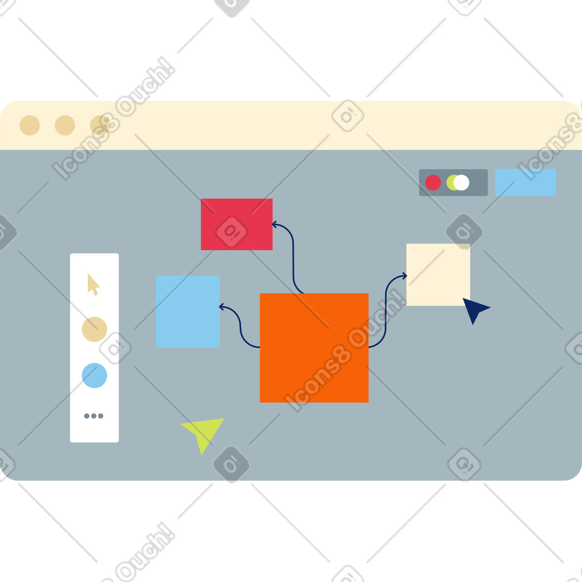 Catchy スタイルの 共同作業スペース のイラストをPNG、SVG形式でダウンロード