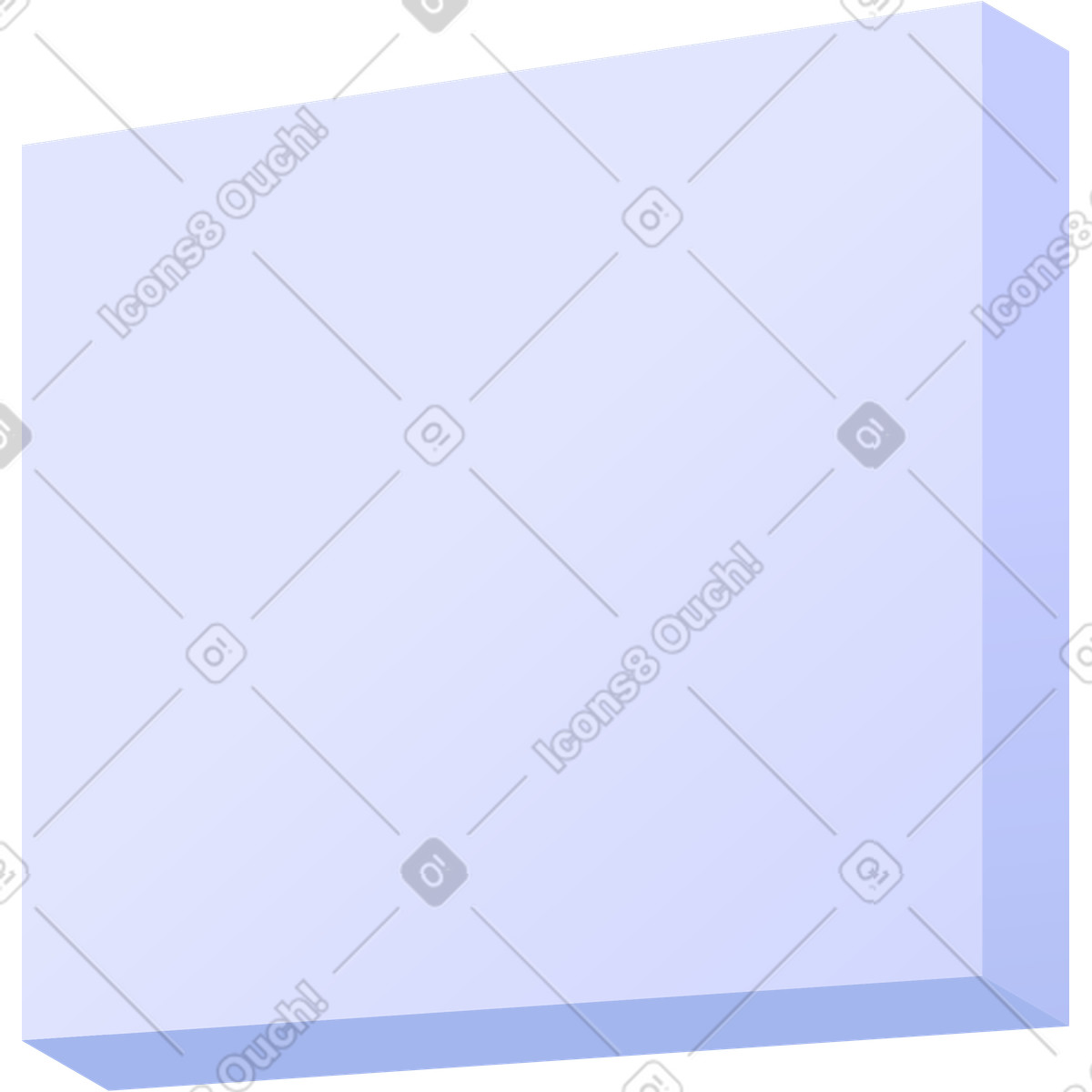 Square frame illustration in Quantum style download in PNG, SVG