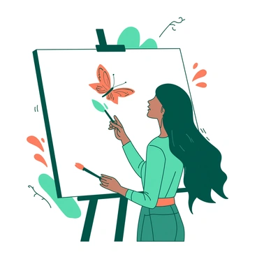 An artist whose paintbrush brings to life whatever they paint on the canvas