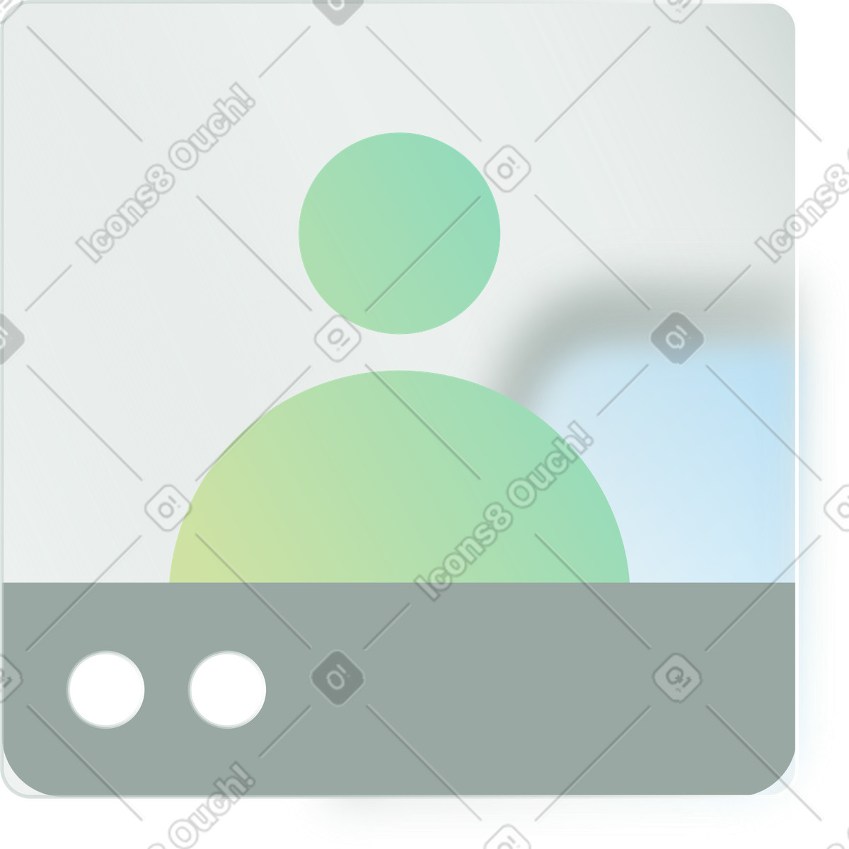下载 Office 风格的 用户图标 插画，支持 PNG、SVG 格式