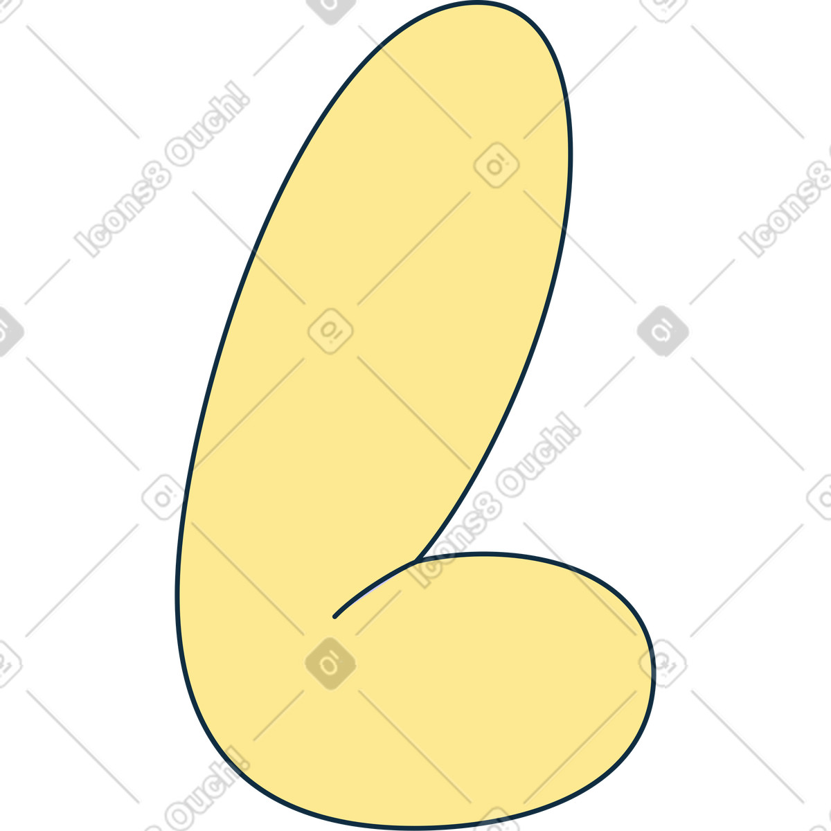 Letter l illustration in PNG, SVG