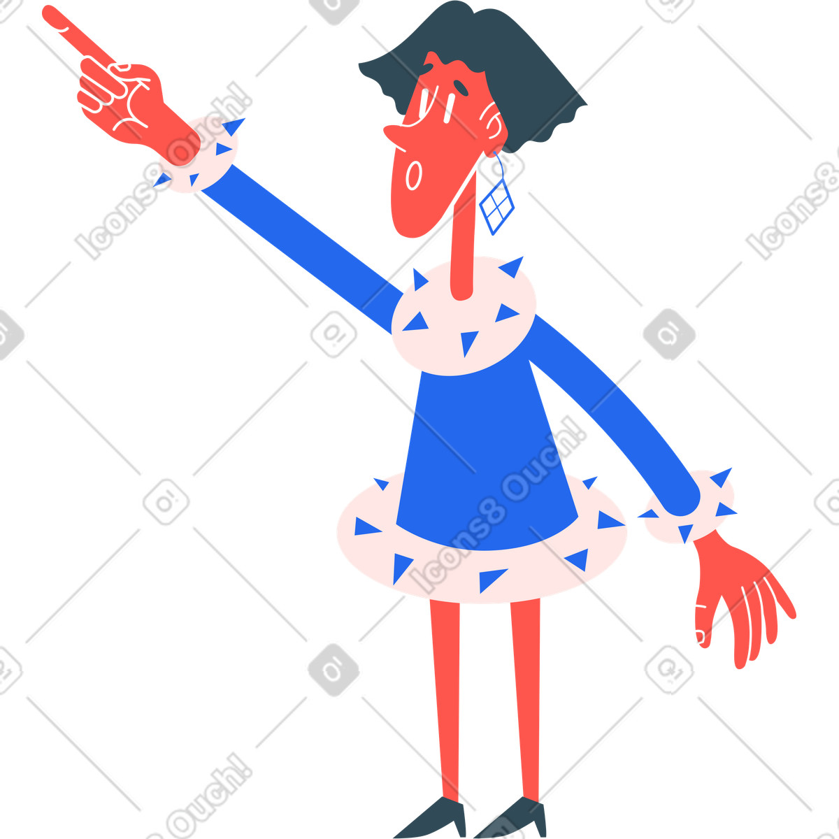 下载 Kingdom 风格的 女人秀 插画，支持 PNG、SVG 格式