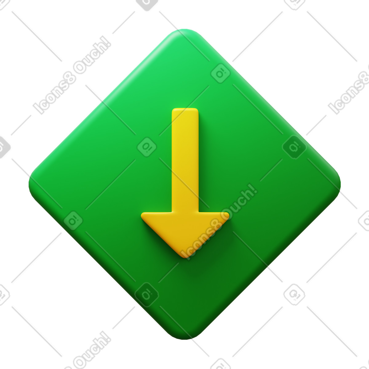 3D Fluency スタイルの Low priority のイラストをPNG、SVG形式でダウンロード
