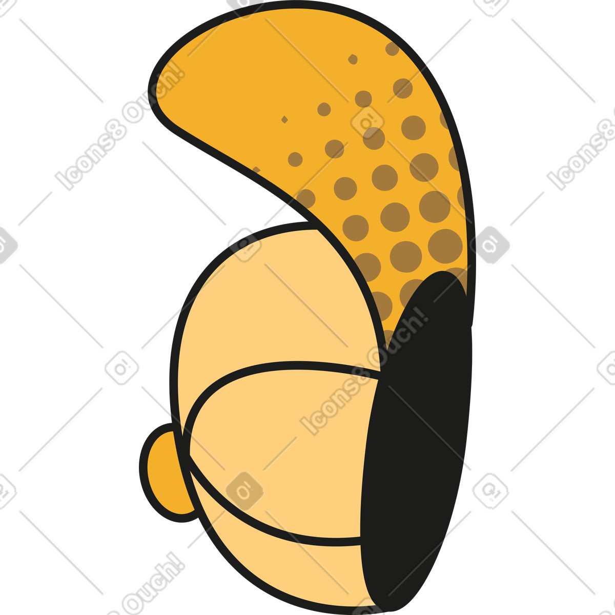 Rubber スタイルの Cap のイラストをPNG、SVG形式でダウンロード