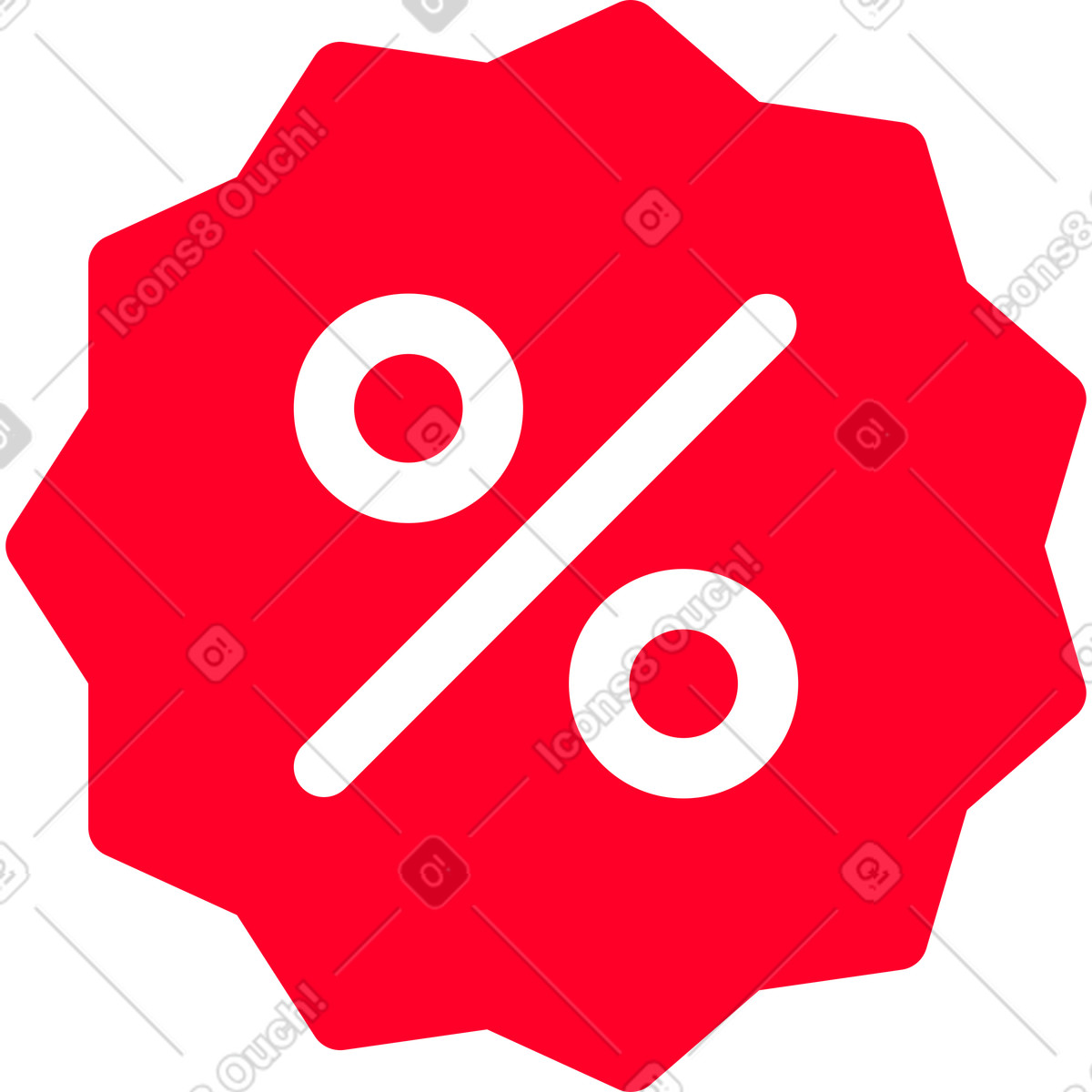 Ilustración Sale percent sticker en estilo Transistor a descargar en PNG y SVG